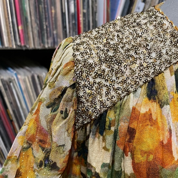 Anthropologie Bl-nk Sequin-Embellished Blouse - Picture 5 of 7